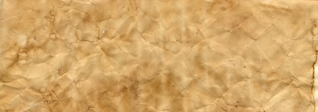 Old grunge parchment paper texture Horizontal banner