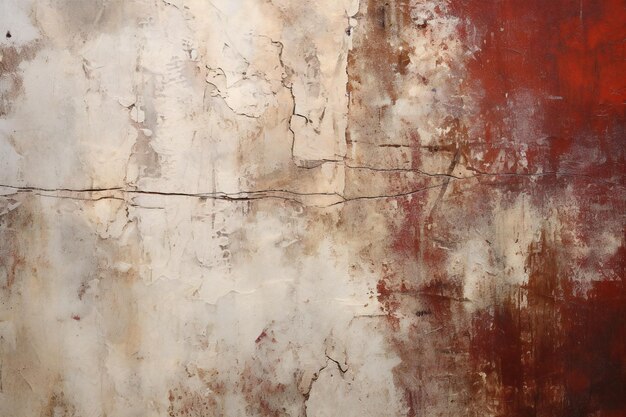Old grunge wall with cracks and scratches Abstract background for design