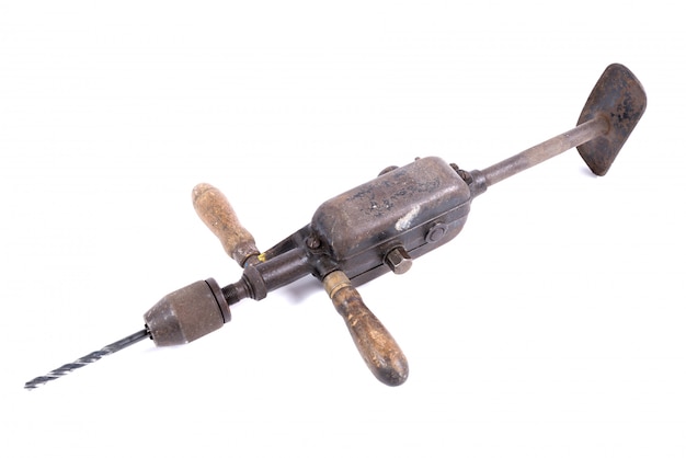 Old hand drill