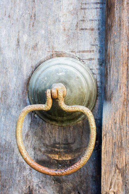 Old Handmade ottoman metal door handle