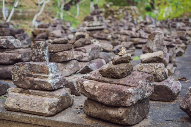 インドネシア、バリ島のウブド近くのゴアガジャの古いヒンドゥー教寺院