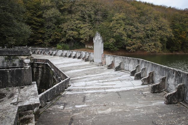 Old and historic dam