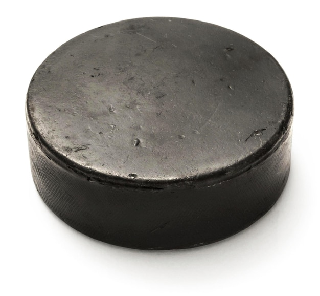 Old hockey puck