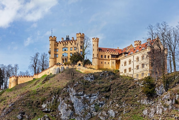 Photo old hohenschwangau castle in germany