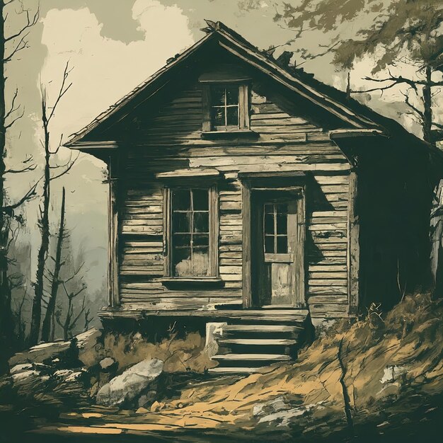 old house in the forest