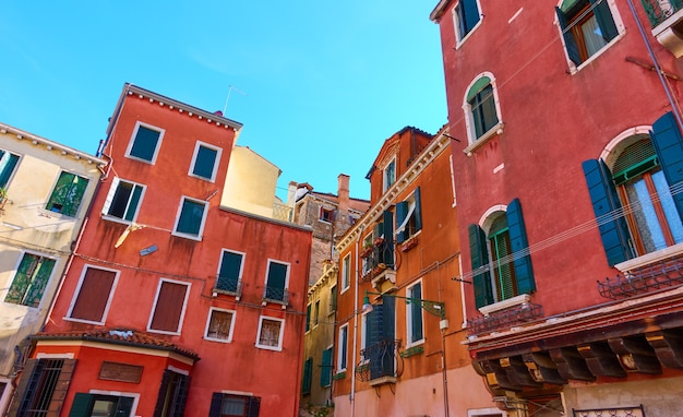 Old houses in Venice, Italy