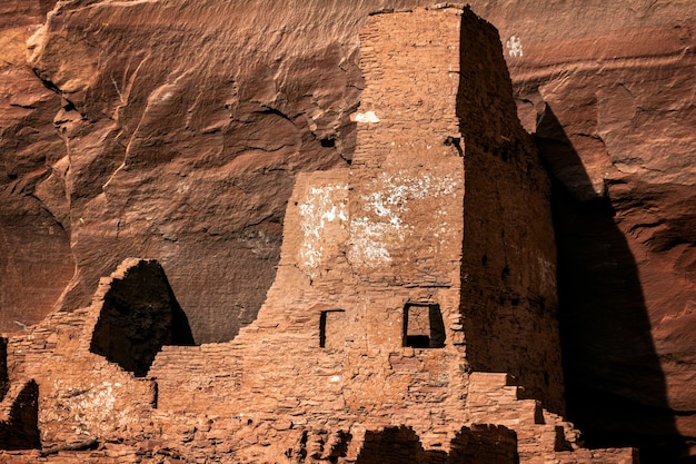 Photo old indian dwellings