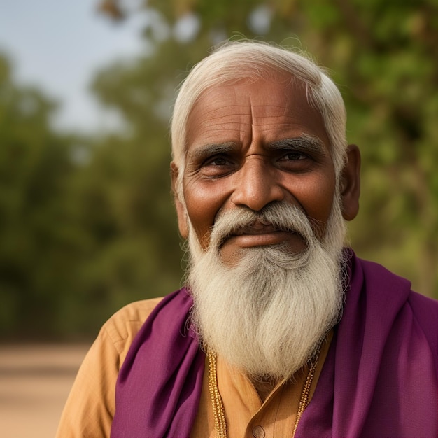 old indian man