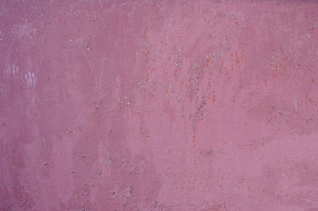 Old iron wall painted pink