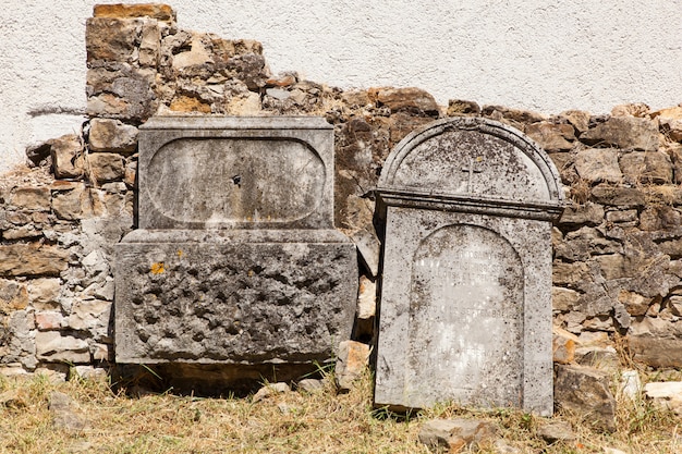 Old Italians Cemetery in  Buje, Croatia
