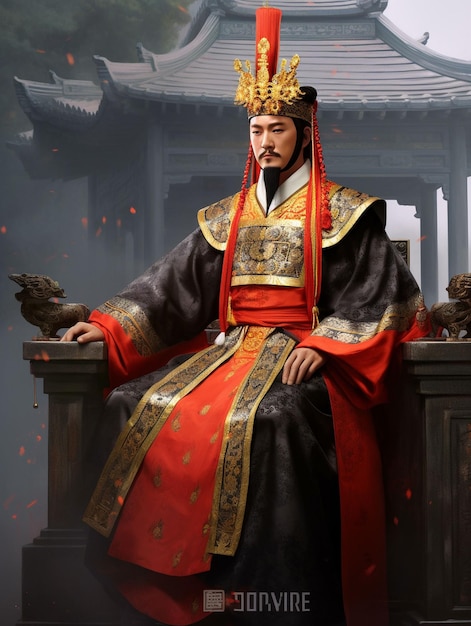 Old king in china in traditional chinese