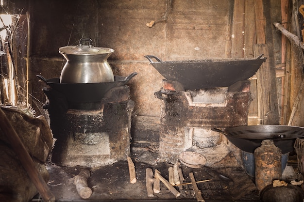 Old kitchen,Local kitchen thailand