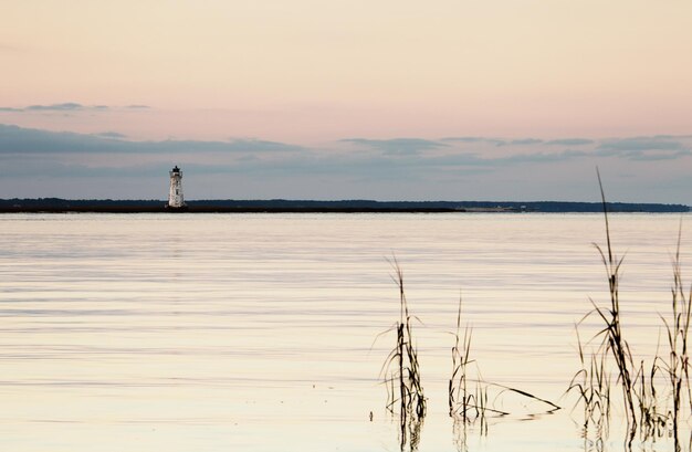 Old lighthouse at the Cockspur island