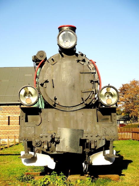 Photo old locomotive