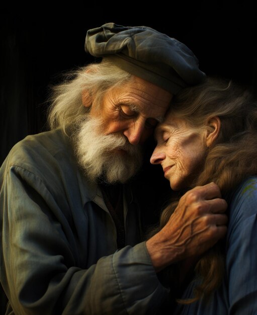Фото Старые любовники, вечная любовь. вечная история любви старых любовников, которые выдержали испытание временем с преданностью, привязанностью и воспоминаниями.