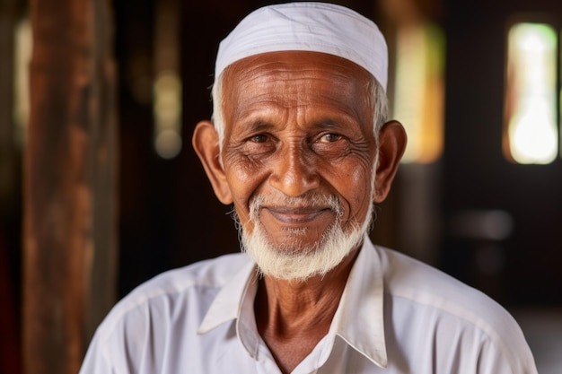 the old man heart warming smile