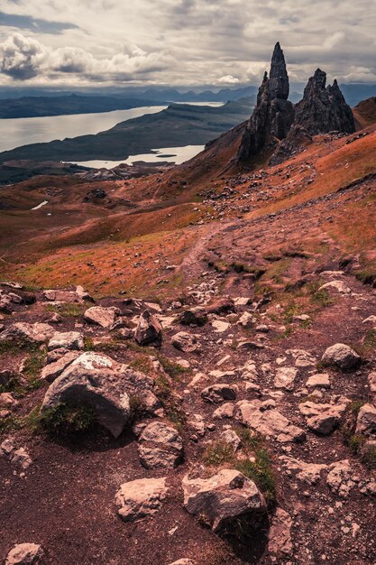 Old Man of Storr Scotland in summer