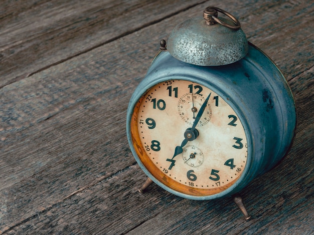 Old mechanical alarm clock