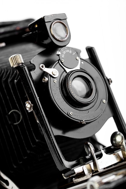 Old mechanical photo camera