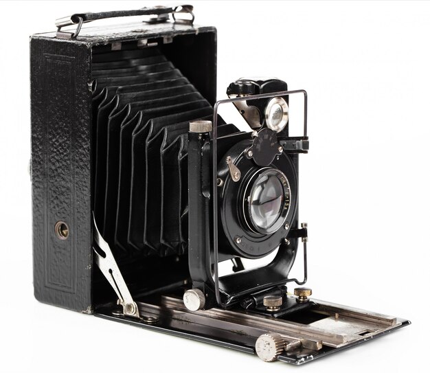 Old mechanical photo camera