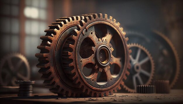 old mechanism gears generative ai