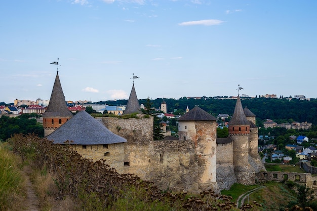 Kamianets-Podilskyi의 오래된 중세 성