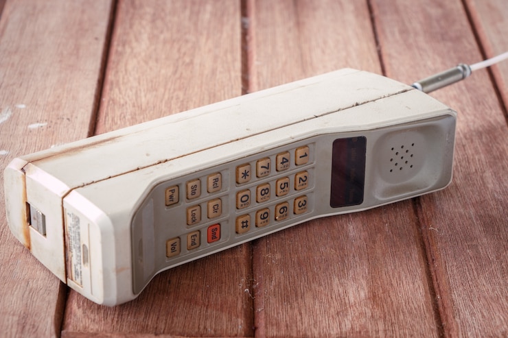 Photo old mobile phone