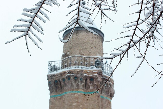 Old mosque minaret in Konya