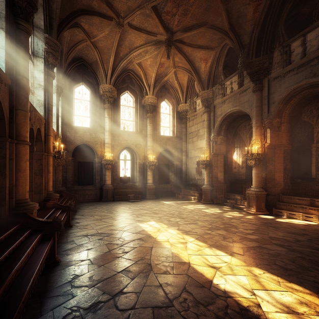 Photo an old mysterious crypt