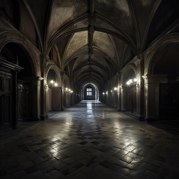 Photo an old mysterious crypt