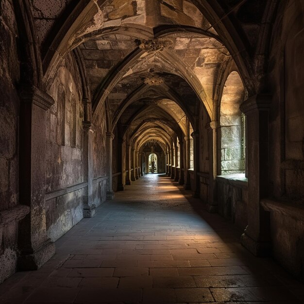 Photo an old mysterious crypt