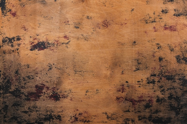 Photo old natural wooden scratched background close up texture - image