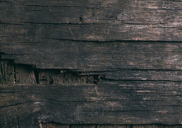 Old natural wooden shabby background close up