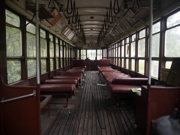 Old new york tram red wagon 1939