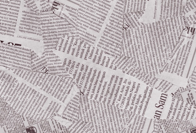 a old newspaper background