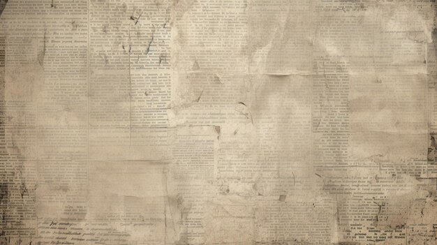 Photo old newsprint paper background