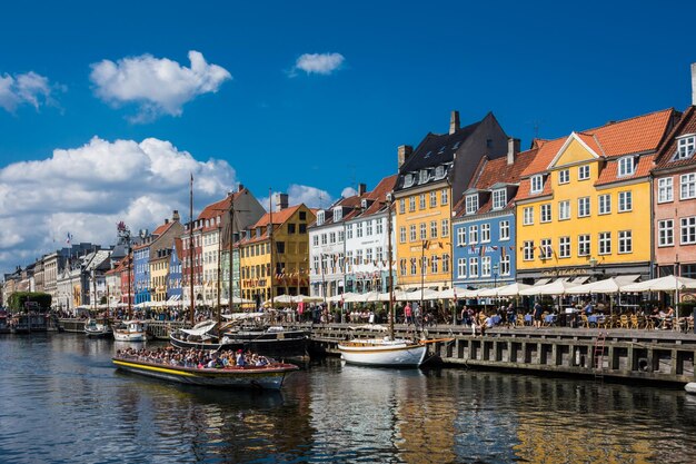 The old nyhavn in copenhagen