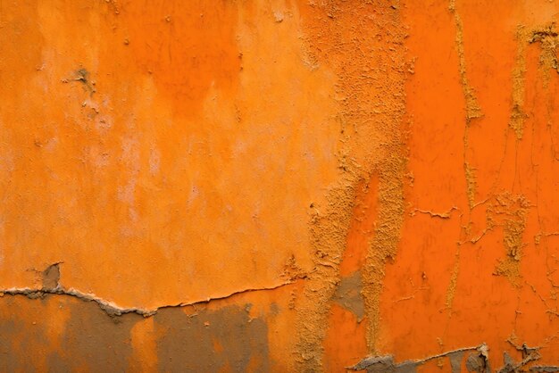 Old orange wall texture grunge abstract background