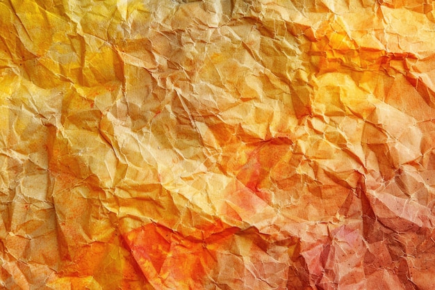 old orange and yellow background paper texture panoramic format