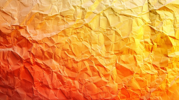 Photo old orange and yellow background paper texture panoramic format