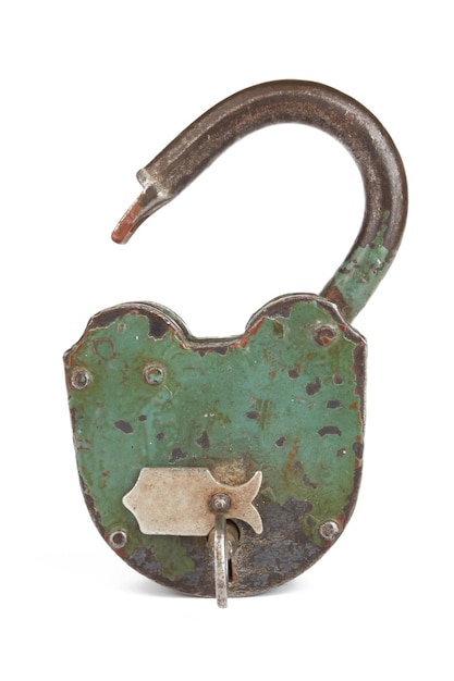 Photo old padlock