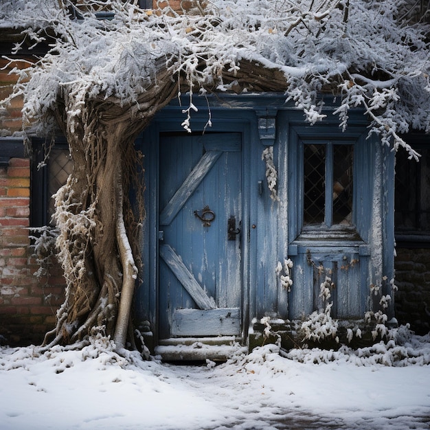 Old Painted Door