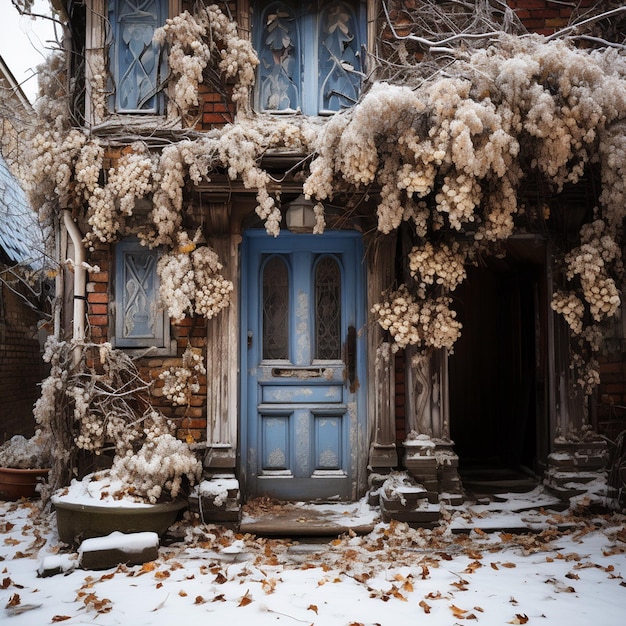 Old Painted Door