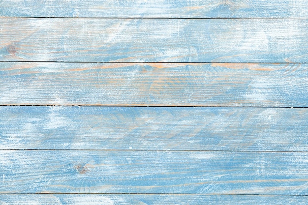 Old painted wood wall Blue abstract background