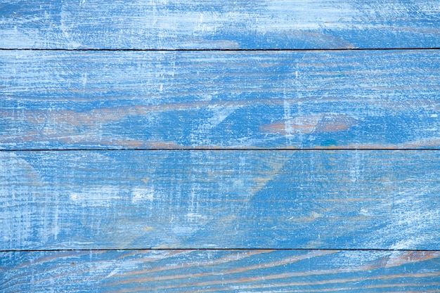 Photo old painted wood wall blue abstract background