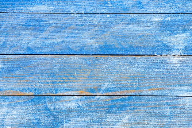 Old painted wood wall Blue abstract background