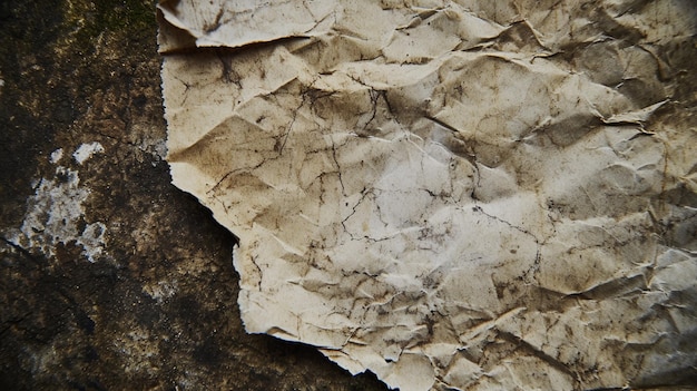 Старая бумага Мраморный камень с коричневым оттенком Генеративный Ай