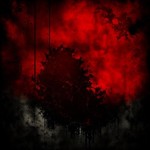 Premium AI Image | Old paper texture black and blood red background