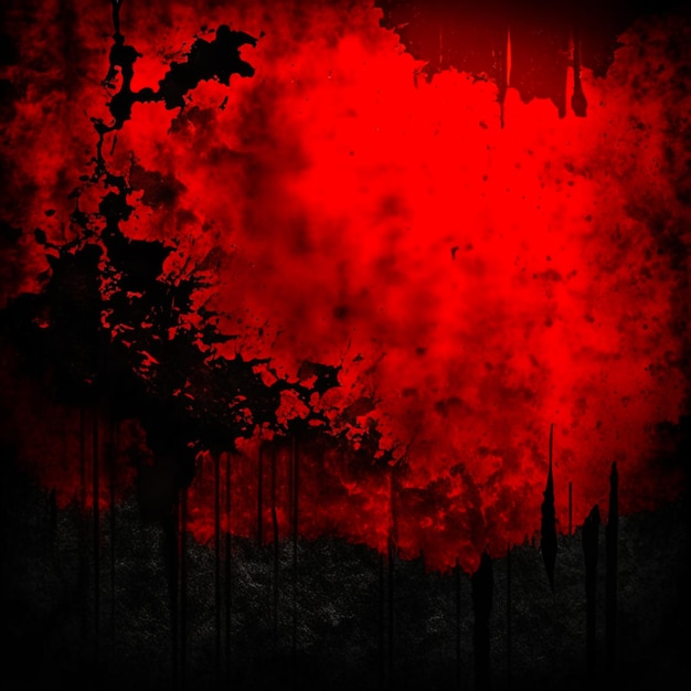 Premium AI Image | Old paper texture black and blood red background