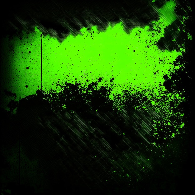 Old paper texture black and Neon Yellow Green background